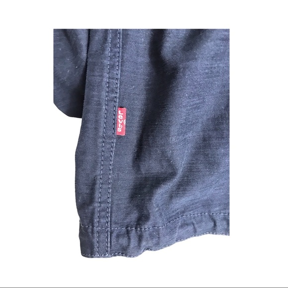 NWT Levis Women’s Field Military Jacket Navy Blue - Picture 3 of 16